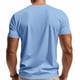 thumbnail image 4 of Camiseta de Manga Corta Hombres Color Sólido Cuello en V Top Suelto Amigable con la Piel, Blusa de Poliéster de Ejercicio Casual para Verano Primavera Diario Y Al Aire Libre, 4 of 9