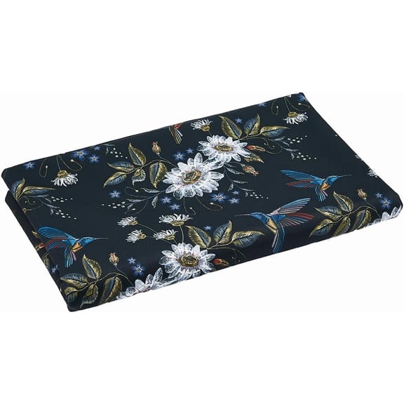2yards 2 Yards（1.82m） Flower Polyester Fabric Hummingbird Flower Pattern Vintage Fabric DIY Sewing Fabric Decorative Fabric for Home Accents 147.5cm Wide Colorful DIY