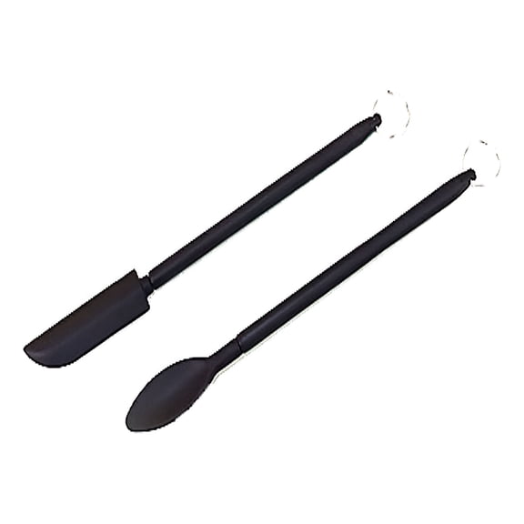 ACDANC Mini Silicone Spatula Set,Small Rubber Spatula for Makeup,Thin Jar Scraper for Kitchen,Tiny Spatula for Kitchen Bottle Beauty Jar