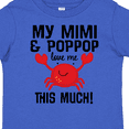 thumbnail image 4 of Inktastic Mimi and Poppop Love Me Boys or Girls Toddler T-Shirt, 4 of 5
