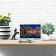 thumbnail image 5 of 1pc San Francisco Bay Bridge Reflection, Frameless Iron Wall Art, Weather-Resistant Metal Decor, 8x12 Inches, Pre-Drilled for Easy Hanging, 5 of 7
