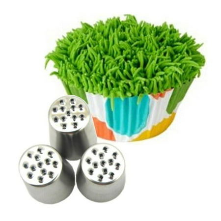 

1PC Cake Grass Cream Decorating Tips Setting Nozzle Cupcake Head Cake Decorating Tools Pastry Tools Stainless Steel Pipe Icing