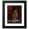thumbnail image 2 of Willem Witsen 12x14 Black Modern Framed Museum Art Print Titled - Portrait of a Girl (1885 - 1922), 2 of 5