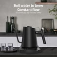 thumbnail image 3 of Hervidor Eléctrico De Cuello De Cisne, Hervidores Eléctricos De 0,9 L Y 1200 W, Caldera De Agua Con Protección Antisequedad Y Control De Temperatura Para Verter Sobre Café Y, 3 of 7