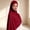 A Brick Red, variant on Wuphunn Cotton Jersey Hijab Instant Head Scarf, Head Wrap for Muslim Women, Daily Wear, All A Dark Gray One Size