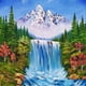 thumbnail image 1 of Pintura de diamante 5D DIY Taladro redondo completo Montaña WaterHome Decoración (GS3031) Hugtrwg Para estrenar, 1 of 9