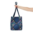 thumbnail image 4 of Denim Print Canvas Bag  100% Poly SpunESTER 3 Sizes Bag-124, 4 of 22