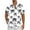 White, variant on ZRGHAOYLQ Mens Plus Size Hawaiian Shirts Tie Dye Palm Leaf Graphic Tees Casual Button Down Lapel T-shirts Short Sleeve Summer Beach Tropical Shirt