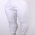 thumbnail image 3 of CNKOO Women Pants High Waist Slim Pencil Skinny Tummy Control Solid Color Pants, 3 of 7