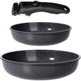 thumbnail image 2 of czyyul Ceramic Pans Set Non Stick  3 Piece Nonstick Detachable Handle Cookware Sets  Non Toxic Induction Kitchen Pan with Removable Handle  Healthy RV Cookware  Dishwasher ＆Oven Safe, 2 of 9