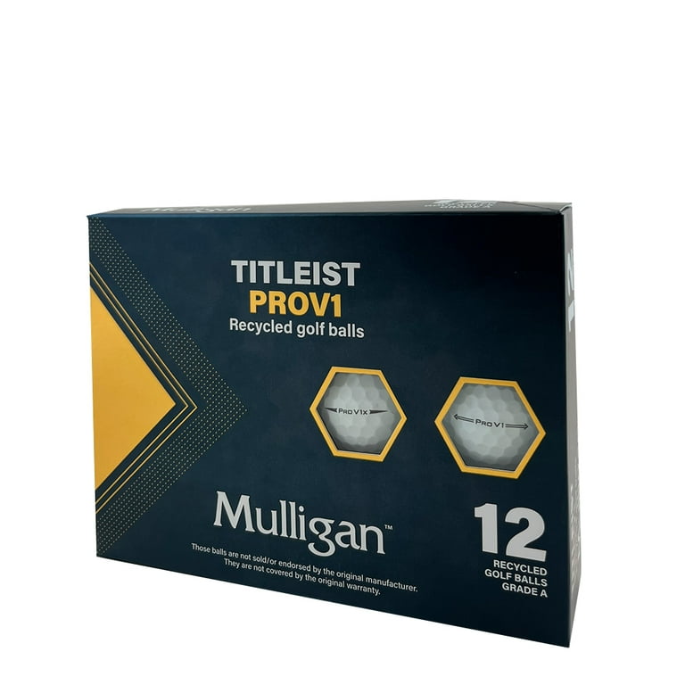 ①プロストックTGK293 ②radical pro 市販品2本セット Mulligan Recycled White Golf Balls 12 Titleist Pro V1/x, Eco
