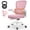 Pink, variant on COOLHUT Office Chair, Ergonomic Desk Chair with Lumbar Support and Adjustable Armrests, Breathable Mesh Mid Back Computer Chair, Reclining Task Chair for Home Office, Mint Green