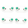 thumbnail image 6 of tooloflife 8Pcs Magnetic Eyeglass Holders Mini Sunglasses Holder Name Tag Badge Holder Green 2, 6 of 8