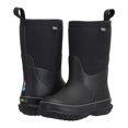 thumbnail image 4 of MCIKCC Kids Waterproof Rubber Rain/Snow Boots for Toddler Boys & Girls, Black, 7, 4 of 6