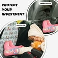 thumbnail image 3 of Bike colorful print Mats Back Seat Protectors, Car Seat Protector Vehicle Organizers Waterproof Cover Back Seat Cover for Kids with 3 Storage Pockets 2 Pack, 3 of 5