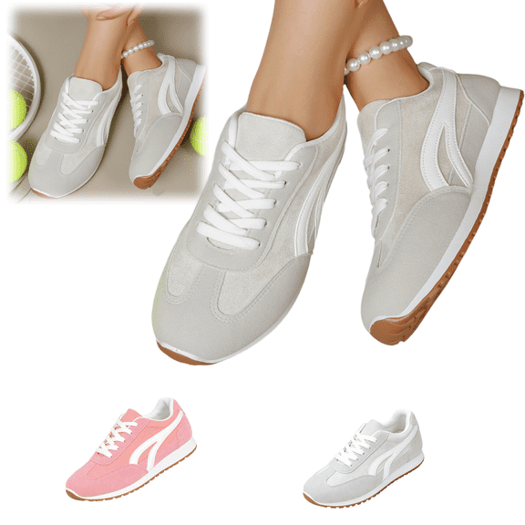 Sneakers for Women Platform Lace UpCasual Lightweight Sneakers Daily Non-Slip Outdoor Walking Shoes