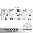 thumbnail image 5 of Kitchen Rugs Sets Of 2,Cute Dogs Anti Fatigue Kitchen Mat Rugs Non Slip Washable,Decorative Kitchen Floor Mats for Kitchen,Sink,Laundry,17"X47", 5 of 5