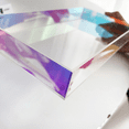 thumbnail image 4 of 3X Acrylic Transparent Water Cup Tray Teacup Jewelry Storage Tray Simple Color Dessert Decorative Tray, 4 of 6