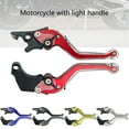 thumbnail image 6 of Motorcycle Brake Cutch Cylinder Lever with LED Light Brake Clutches Handle Disc Brake Lever for Scooter Moped, 6 of 8
