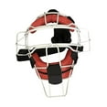 thumbnail image 3 of koolsoo Baseball Catcher Helmet Breathable Professional Head Protector for Men Women Red, 3 of 9