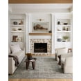 thumbnail image 5 of Chris Loves Julia x Loloi Jules Emerald / Antique Ivory 7'-6" x 9'-6" Area Rug, 5 of 12