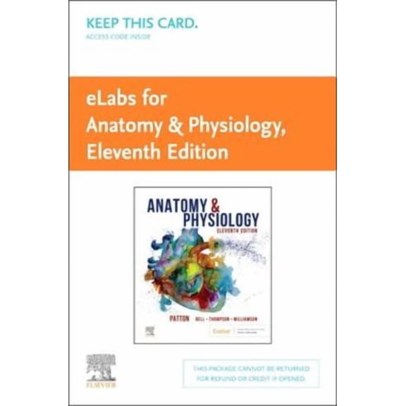 eLabs for Anatomy Physiology (Access Code) 11e