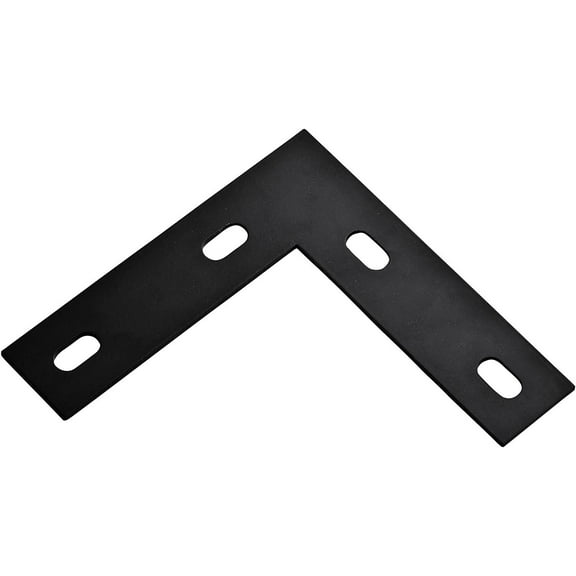 Spectrum Brands Corner Brace - Black - 2 Pack, 6-1/2 Inch