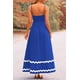 thumbnail image 2 of Vestido PRETTYGARDEN 2025 Verano Maxi Fluido Azul Real XXL, 2 of 8