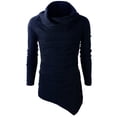 thumbnail image 2 of H2H Mens Thumb Hole Cuffs Long Sleeve T-shirt Basic Sweater NAVY US XL/Asia XXL (KMTTL046), 2 of 5