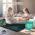 thumbnail image 4 of ODIKA 4'x6' Machine Washable Non-Slip Area Rug, Mountain with Evergreen Forest Design High Traffic Rug, Gray, 120081, 4 of 7