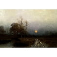 thumbnail image 3 of Rix, Julian Walbridge 14x11 Black Modern Framed Museum Art Print Titled - River Sunset, 3 of 5
