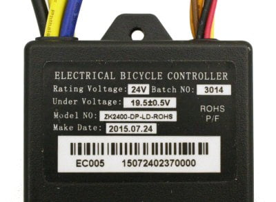 electrical bicycle controller zk2400-dp-ld-rohs Controller for Razor E100/E125/E150/E175 - ZK2400-DP-LD-ROHS