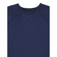 thumbnail image 2 of Fruit of the Loom Fleece Raglan Crewneck Sweatshirt (Little Boys & Big Boys), 2 of 4