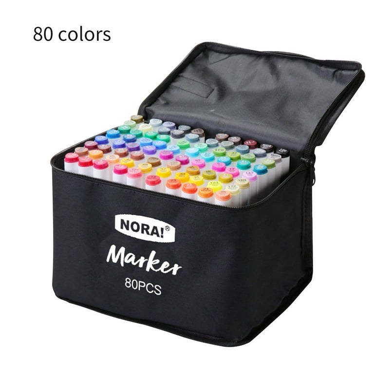 New Double-ended Marker Painting Art Set Children's School Supplies  Watercolor Professional Drawing Kit Gift Set for Kids