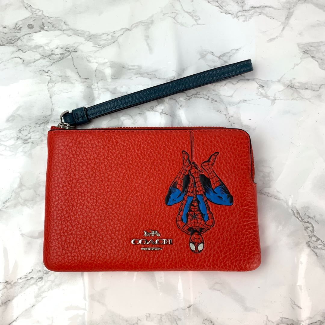 spider man coach wallet