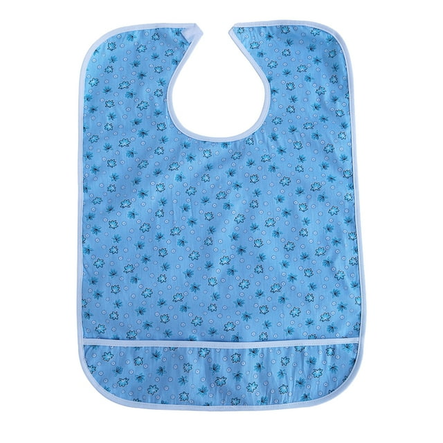 MERIGLARE Tablier de Protection en Coton pour Vêtements Aide au Handicap Bleu