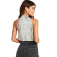 thumbnail image 3 of Blusa de cuello halter Mangata J&B Beige, 3 of 4