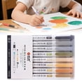 thumbnail image 1 of Dual-Tip Highlighter Marker Set, 8 Assorted Colors with Fine and Broad Tips, Quick-Dry No Bleed ink for Journaling and Bible Notes, Schol Supplies for Color Coding, 1 of 8