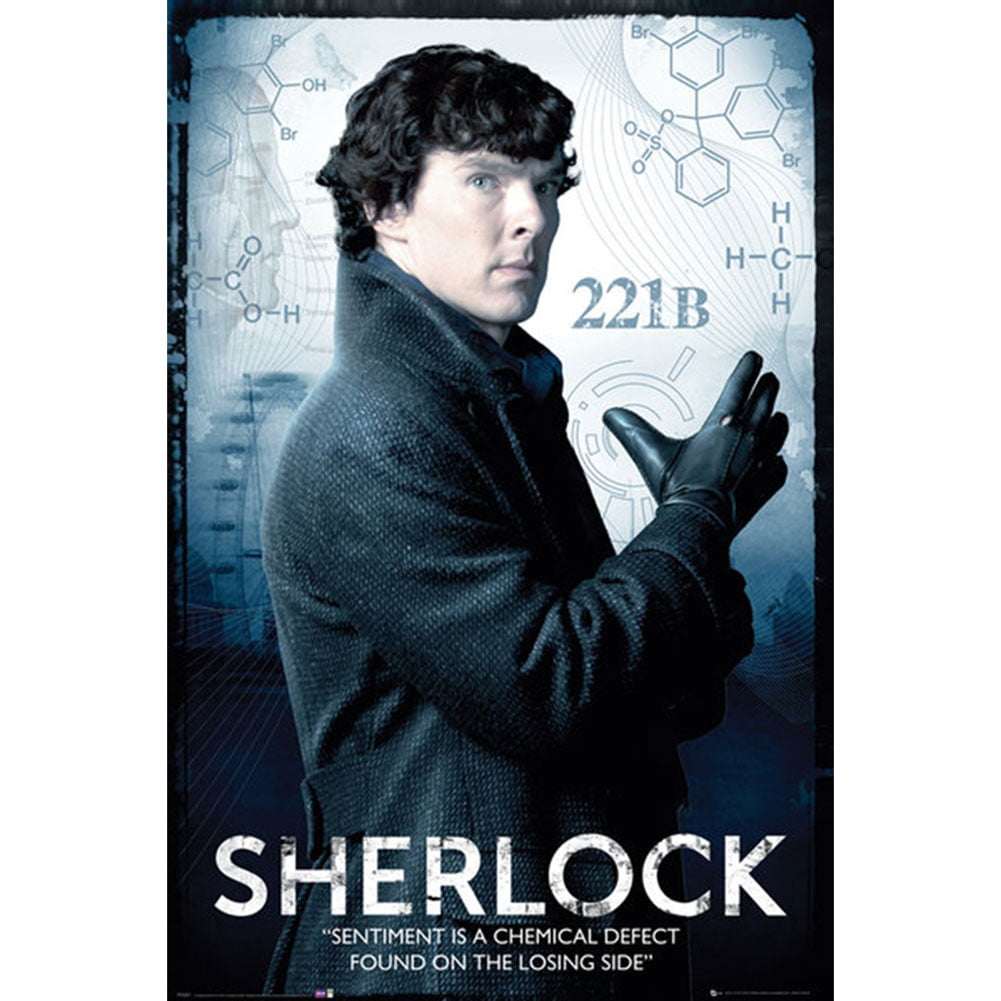 Framed Sherlock Sentiment Is A Chemical Defect Poster Ready To Hang 