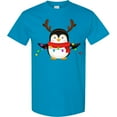 thumbnail image 3 of Inktastic Penguin Xmas T-Shirt, 3 of 5