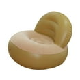 thumbnail image 4 of Sofá inflable engrosado en forma de L, sofá perezoso suave multifuncional de PVC, sillón inflable, sofá de aire para el hogar y la sala de estar Beige, 4 of 8
