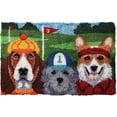 thumbnail image 2 of Rug Making Latch Hooking Kit | Dogs Playing Golf, 2 of 9