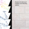 thumbnail image 3 of Espuma acústica 24pcs 12 * 12 * 1in Estudio Paneles de espuma acústica Aislamiento acústico Espuma absorbente de sonido Insonorizante Amortiguador de pared Retardante de llama para estudio KTV Broadca Meterk Espuma acústica, 3 of 6