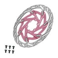 thumbnail image 4 of Disco de freno de bicicleta con pernos, 160 mm, ultraligero, hueco, piezas premium, bicicleta Rosa, 4 of 9