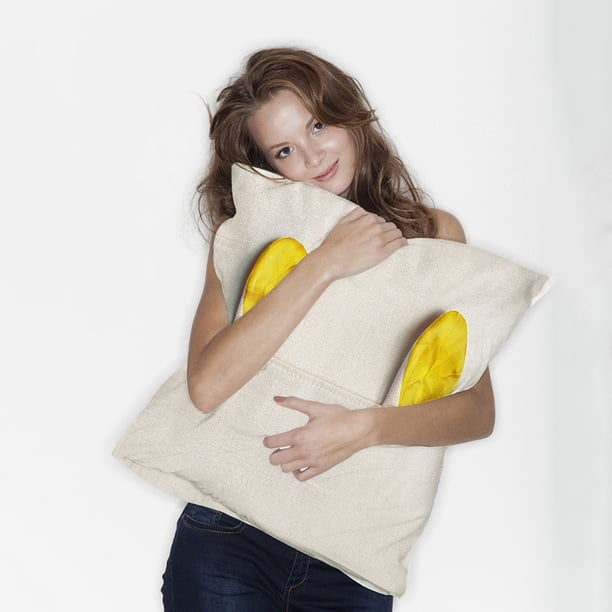 Funda de Almohada Conejito de Pascua Xihbxyly Decoración Familiar