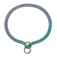 thumbnail image 1 of Collier Chaîne pour Chien Haute 18k Or Poli Acier Inoxydable Cubain Joint de Chaîne Protection Robuste, 1 of 5