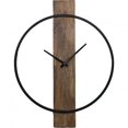 thumbnail image 1 of Ren-Wil CL220 Mango Wood Pearl Clock, Natural Wood & Black - Small, 1 of 2