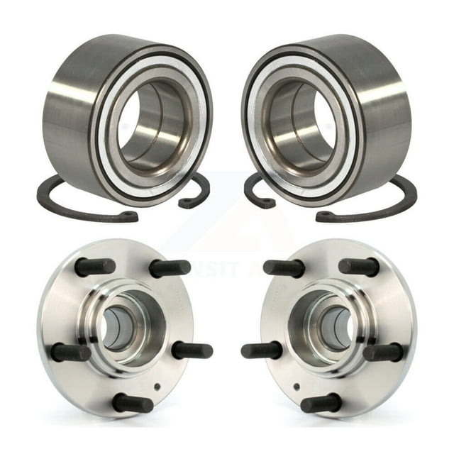 Kugel Front Rear Wheel Bearing and Hub Assembly Kit for Car Hyundai Tiburon - Left Right Side (Driver Passenger) K70-101617