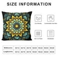 thumbnail image 5 of COMIO  Fashion Bohemian Pattern Throw Pillow Covers Square Decorative Cushion Case for Sofa Bench Car Bed, 5 of 5
