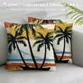 thumbnail image 3 of JEUXUS Hawaii Summer Beach Tropical Coconut Palm Tree Sunglasses Throw Pillow Cover,Beach Lover Gifts,Summer Lover Gifts Summer Vibes Decorative Cushion Cover for Beach House, 3 of 5